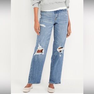 Old Navy Slouch Straight Jeans